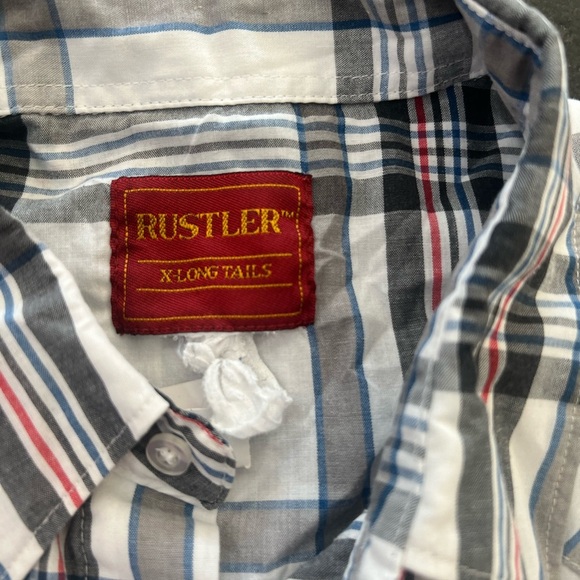 Rustler by Wrangler Western Pearl Snap Shirt – XL / XXL (XLong) - Picture 3 of 16